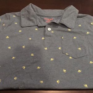 Cat & Jack Short Sleeve Polo w/ spaceships